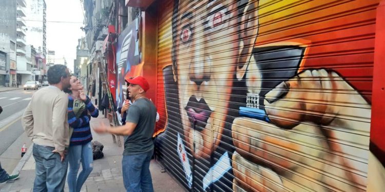 Dimas: Street art en Rosario