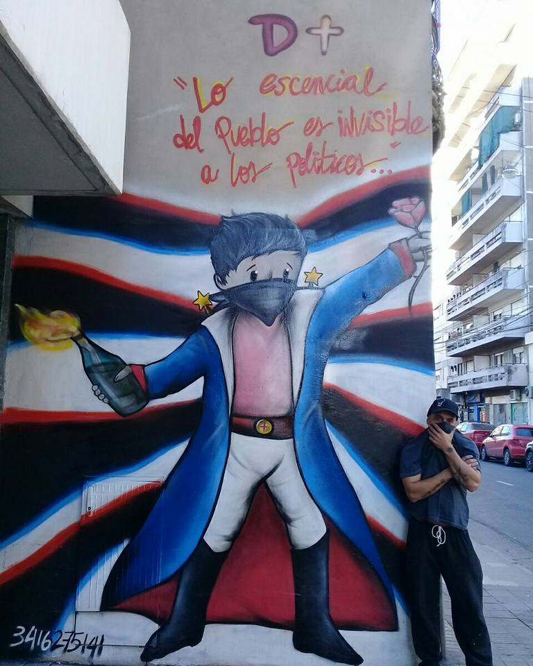 Dimas: Street art en Rosario
