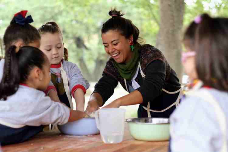 Actividades recreativas para niños en la Granja educativa del Parque Regional